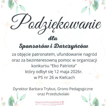 Podziękowanie